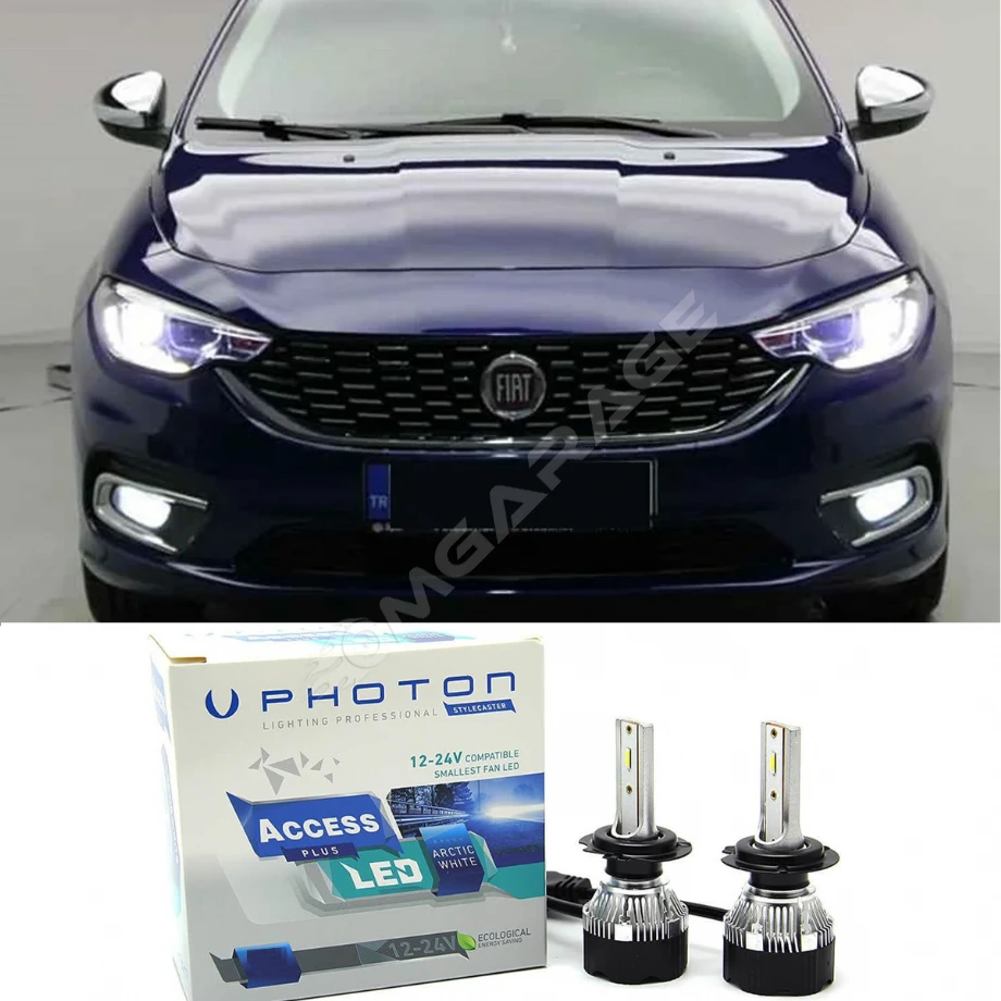 Fiat Egea Led Xenon Sis Farı Ampulü H11 Access Yeni Seri Beyaz