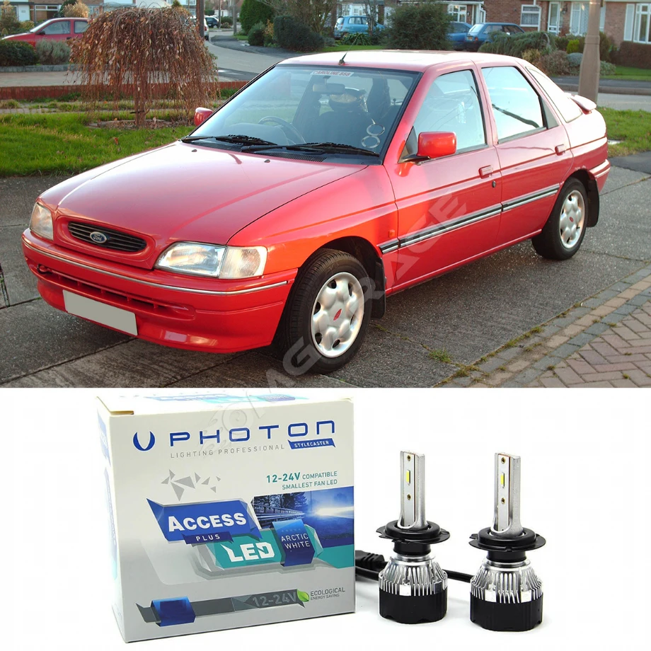 Ford Escort Led Xenon Sis Farı Ampulü H3 Access Yeni Seri Beyaz 1990-2000