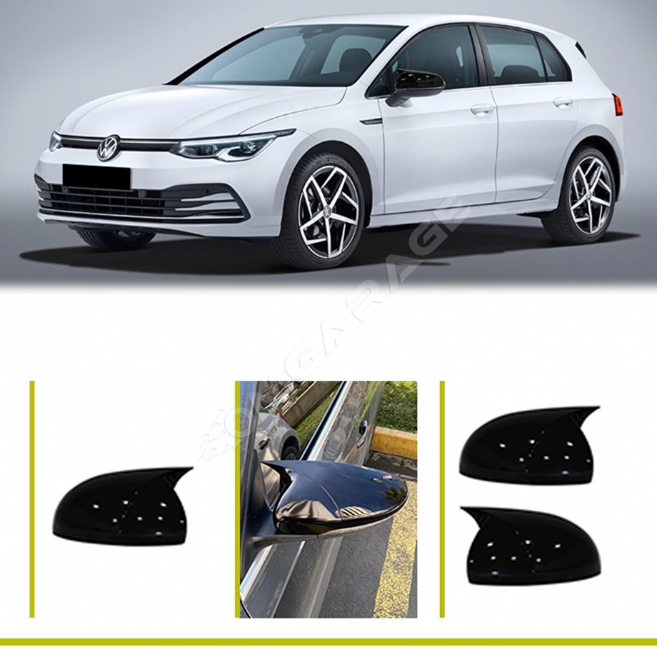 Vw Golf 8 Batman Yarasa Ayna Kapağı Piona Black 2020 2021 2022
