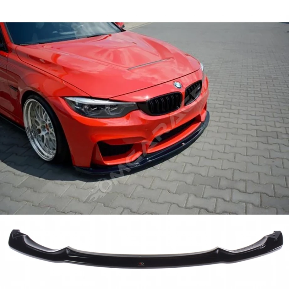 Bmw F30 M3 Vorstainer Ön Lip Plastik Parlak Siyah karlık-ön-ek-bodykit 2012-2018