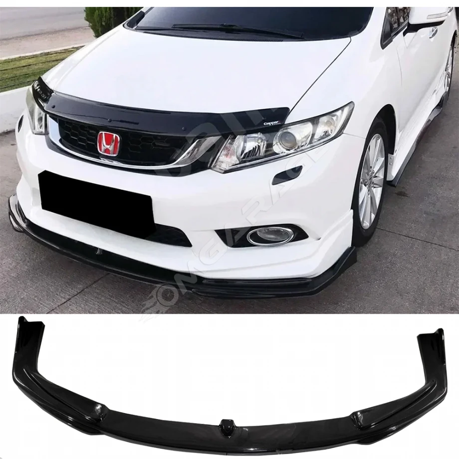 Honda Civic Fb7 Modulo Ön Lip Plastik Parlak Siyah karlık-ön-ek-bodykit 2012 2013 2014 2015 2016