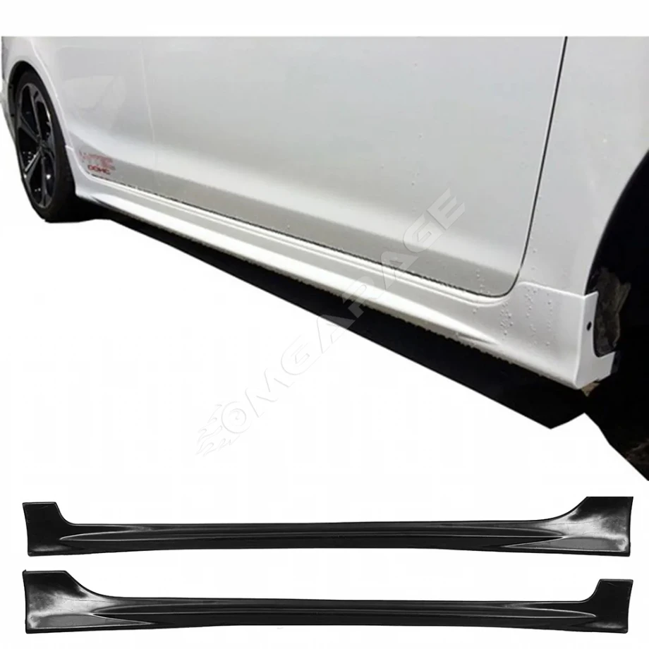 Honda Civic Fb7 Mugen Yan Marşpiyel Seti Mat Siyah Plastik 2 Adet 2012 2013 2014 2015 2016