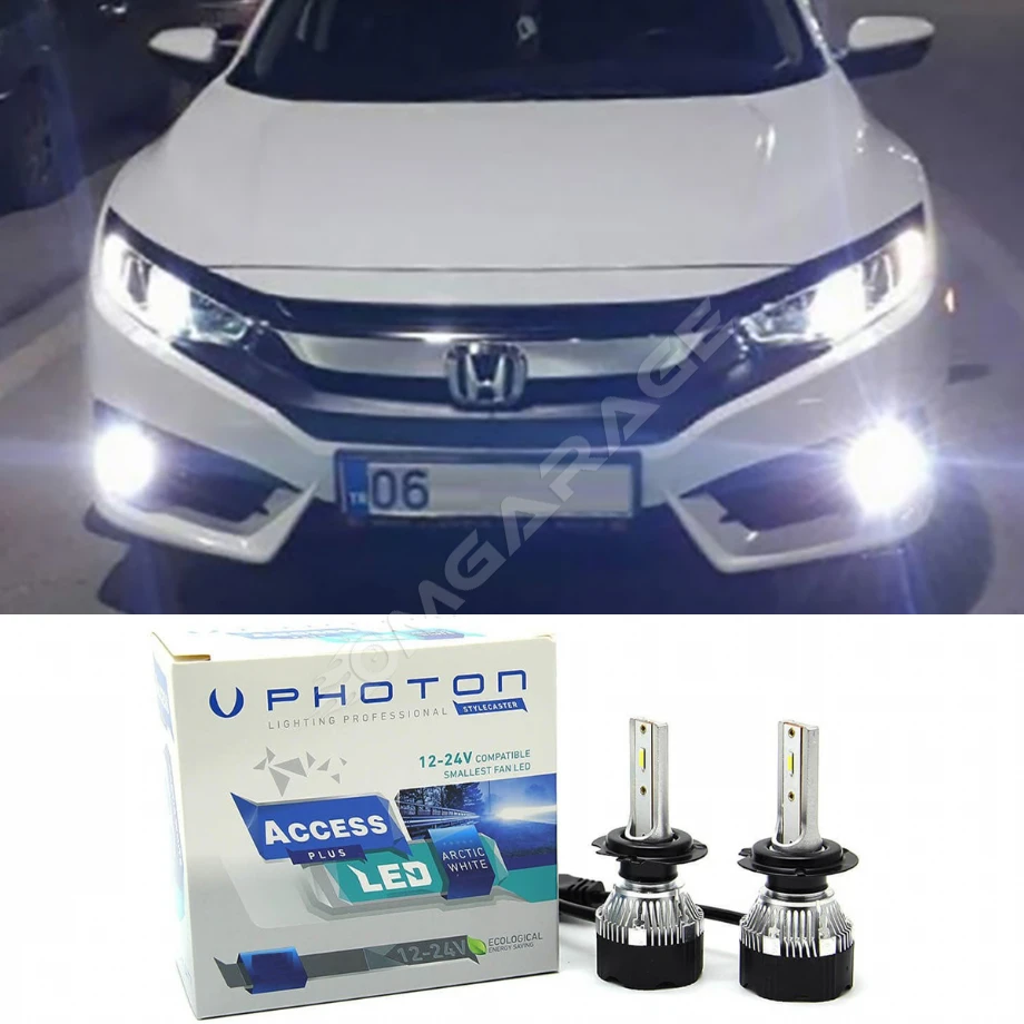Honda Civic FC5 Led Xenon Uzun Far Ampulü HB3 Access Yeni Seri Beyaz