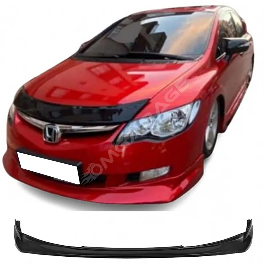 Honda Civic Fd6 Makyajsız Kasa Typer Ön Ek Plastik Siyah karlık-ön-ek-bodykit 2006 2007 2008 2009