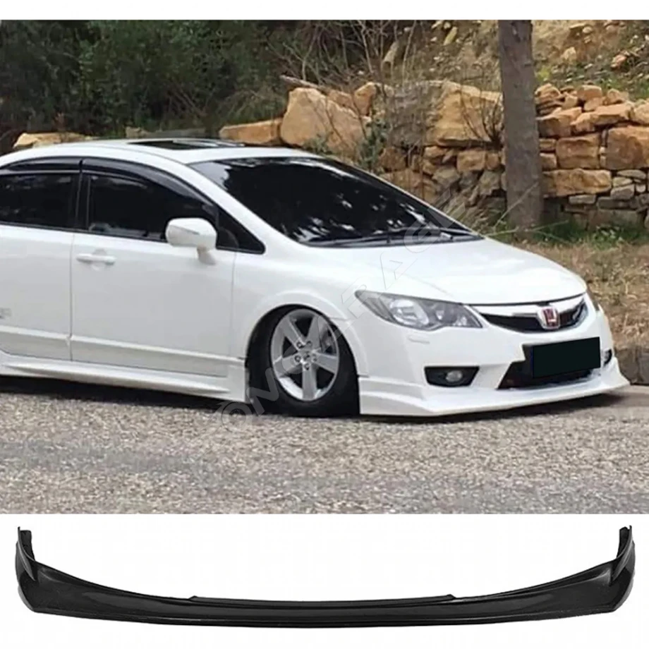 Honda Civic Fd6 Makyajlı Kasa Typer Ön Ek Plastik Siyah karlık-ön-ek-bodykit 2009 2010 2011 2012