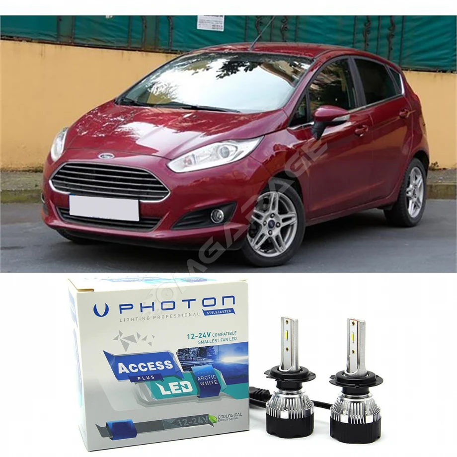 Ford Fiesta Mk6 Led Xenon Sis Farı Ampulü H11 Access Yeni Seri Beyaz 2008-2017