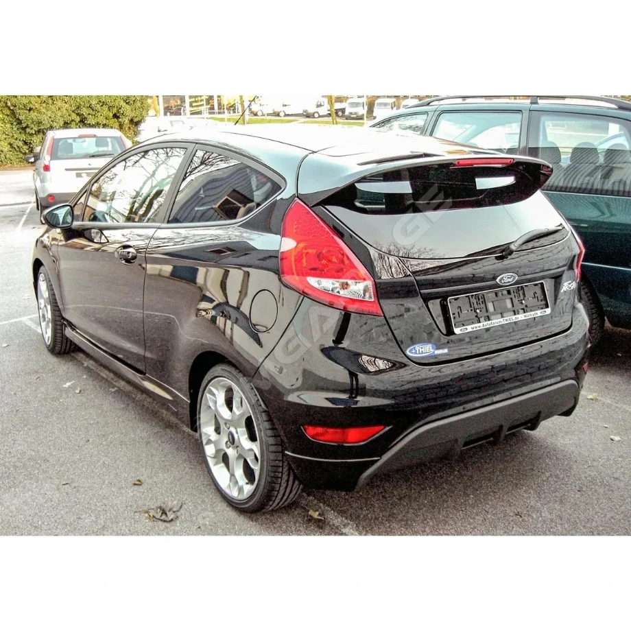 Ford Fiesta Mk6 Arka Ek Servis Model Parlak Siyah Plastik Arka Difizör Arka-difizör-bodykit-ek