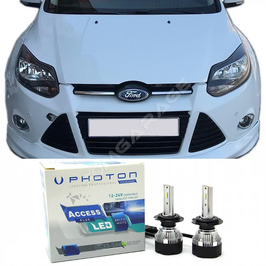 Ford Focus 3 Led Xenon Sis Farı Ampulü H11 Access Yeni Seri Beyaz 2012-2015