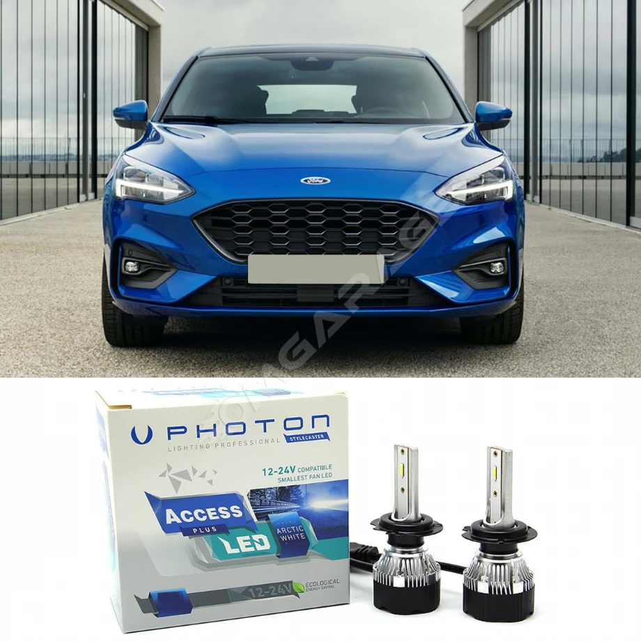 Ford Focus 4 Led Xenon Sis Farı Ampulü H8 Access Yeni Seri Beyaz 2019+