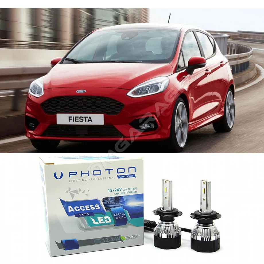 Ford Fiesta Mk7 Uzun Far Ampulü H1 Access Yeni Seri Beyaz 2017-2022