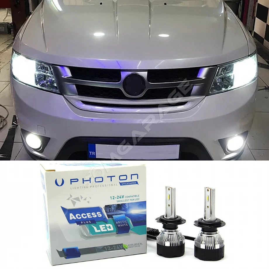 Fiat Freemont Led Xenon Kısa Far Ampulü H11 Access Yeni Seri Beyaz