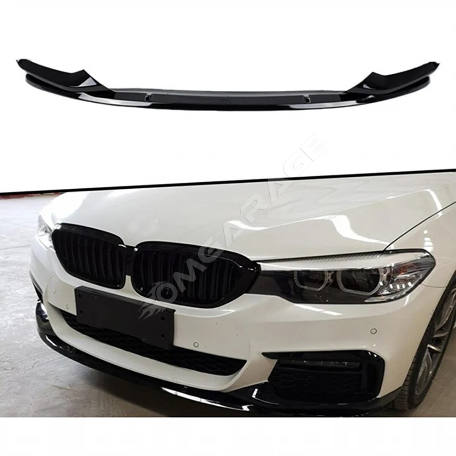 Bmw G30 M Technic Ön Lip Plastik Parlak Siyah karlık-ön-ek-bodykit 2017 2018 2019 2020