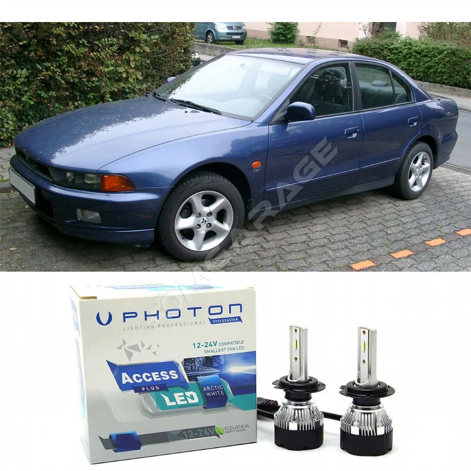 Mitsubishi Galant Led Xenon Kısa Far Ampulü H7 Access Yeni Seri Beyaz 1998+