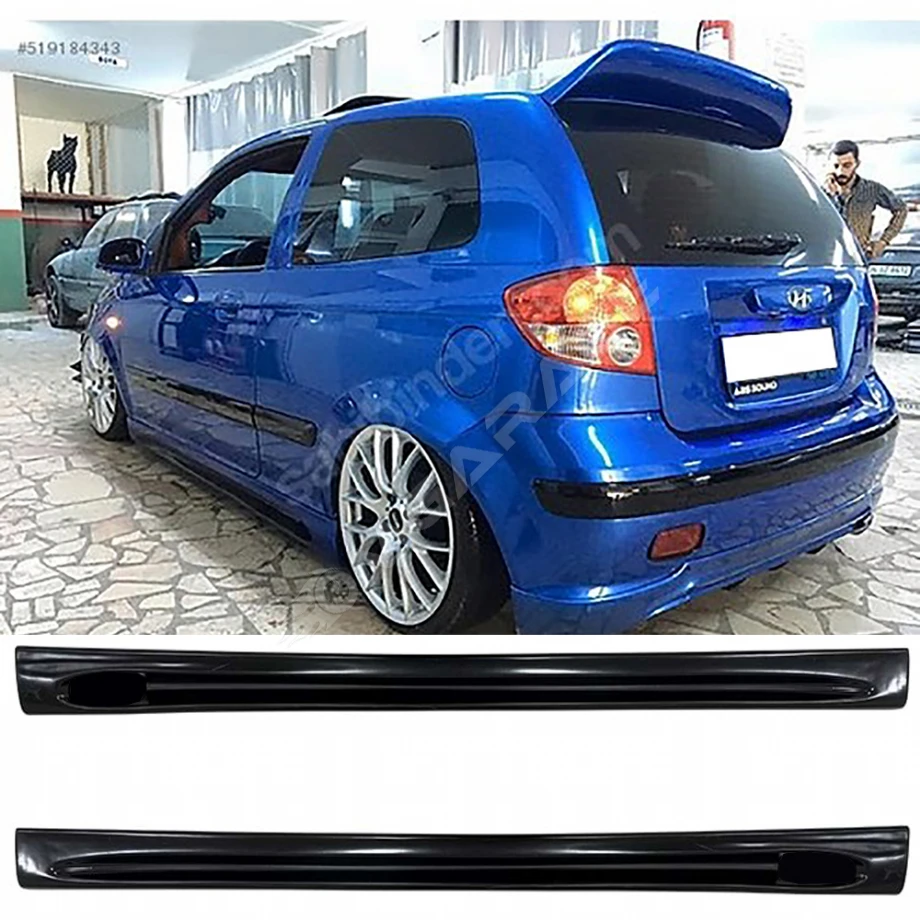 Hyundai Getz Yan Marşpiyel Seti Mat Siyah Plastik 2 Adet