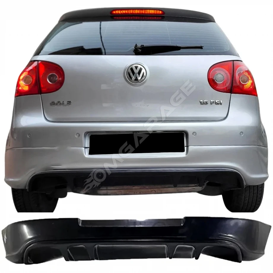 Vw Golf 5 Custom Arka Ek Plastik Siyah Difüzör 2003-2009 Arka-bodykit-ek-karlık