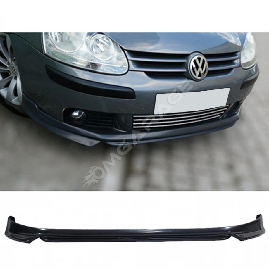 Vw Golf 5 Abt Ön Ek Plastik Siyah karlık-ön-ek-bodykit 2003 2004 2005 2006 2007 2008 2009