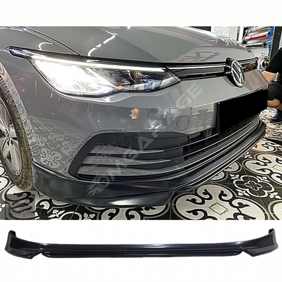 Vw Golf 8 Ön Ek Plastik Siyah karlık-ön-ek-bodykit 2019 2020 2021 2022