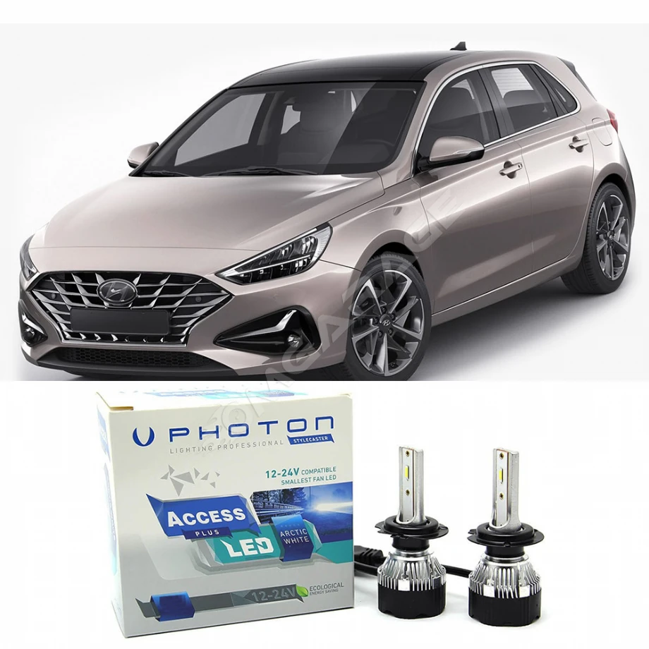 Hyundai i30 Uzun Far Ampulü H1 Access Yeni Seri Beyaz 2017-2023