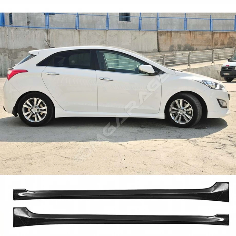 Hyundai i30 Servis Yan Marşpiyel Seti Mat Siyah Plastik 2 Adet 2012 2013 2014 2015 2016 2017