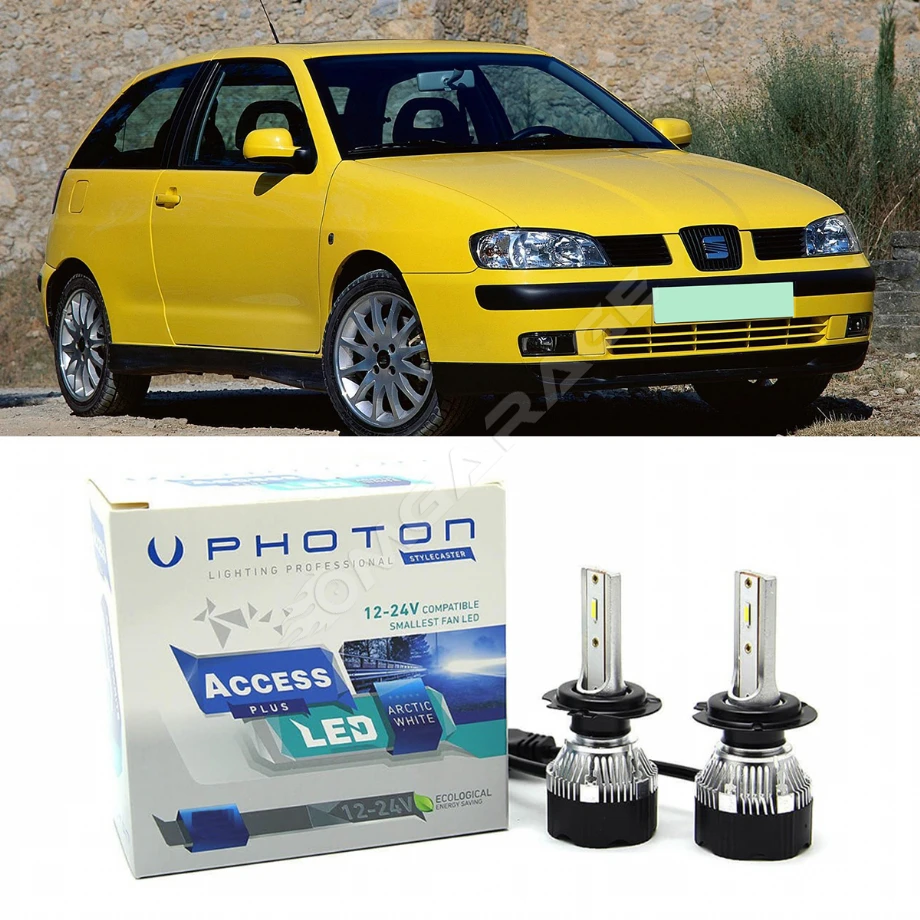 Seat ibiza Led Xenon Kısa Far Ampulü H7 Access Yeni Seri Beyaz 1999-2003