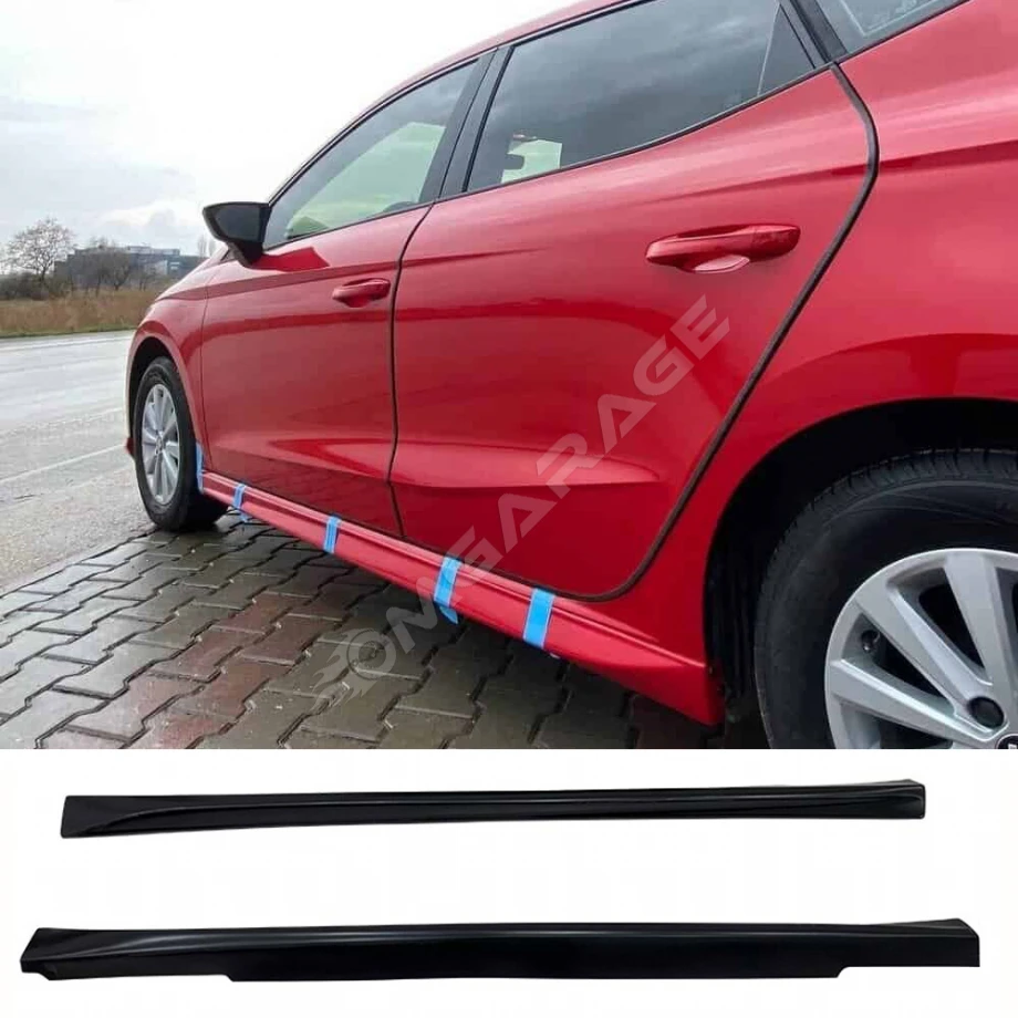 Seat İbiza Mk5 Aero Yan Marşpiyel Seti Mat Siyah Plastik 2 Adet 2017 2018 2019 2020 2021