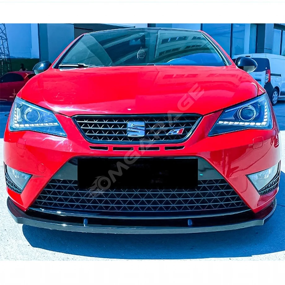 Seat İbiza Mk4 Cupra Ön Lip Plastik Parlak Siyah karlık-ön-ek-bodykit 2008-2017 ABS