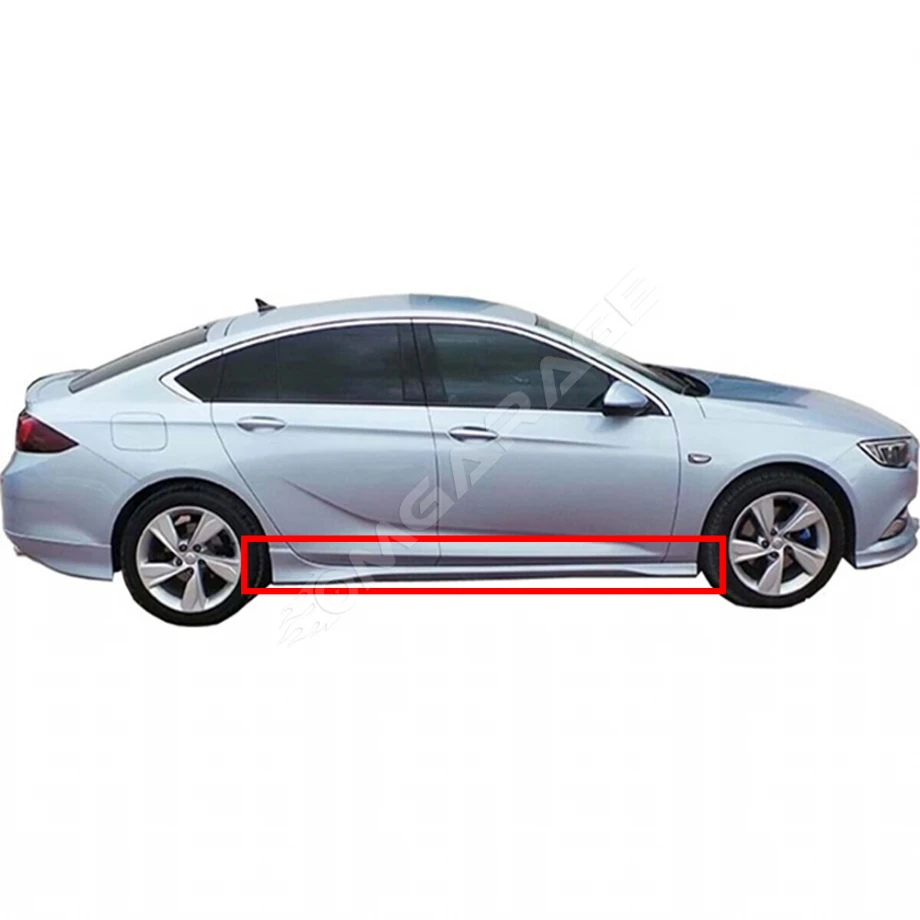 Opel İnsignia B Opc Line Yan Marşpiyel Seti Mat Siyah Plastik 2 Adet 2017 2018 2019 2020 2021
