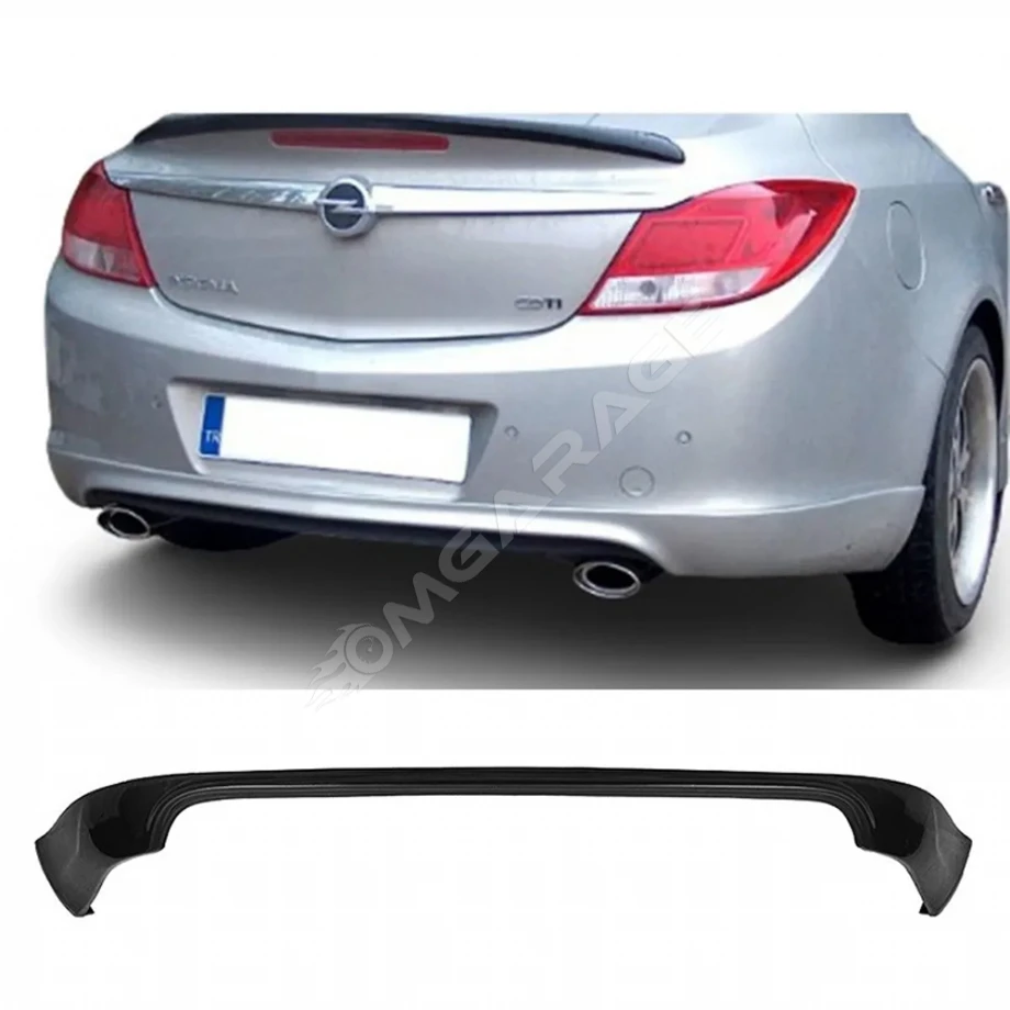 Opel insignia A Opc Line Arka Ek Plastik Siyah Difüzör 2008-2013 Arka-bodykit-ek-karlık