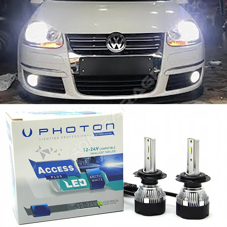 Vw Jetta Mk5 Led Xenon Sis Farı Ampulü HB4 Access Yeni Seri Beyaz 2005-2010