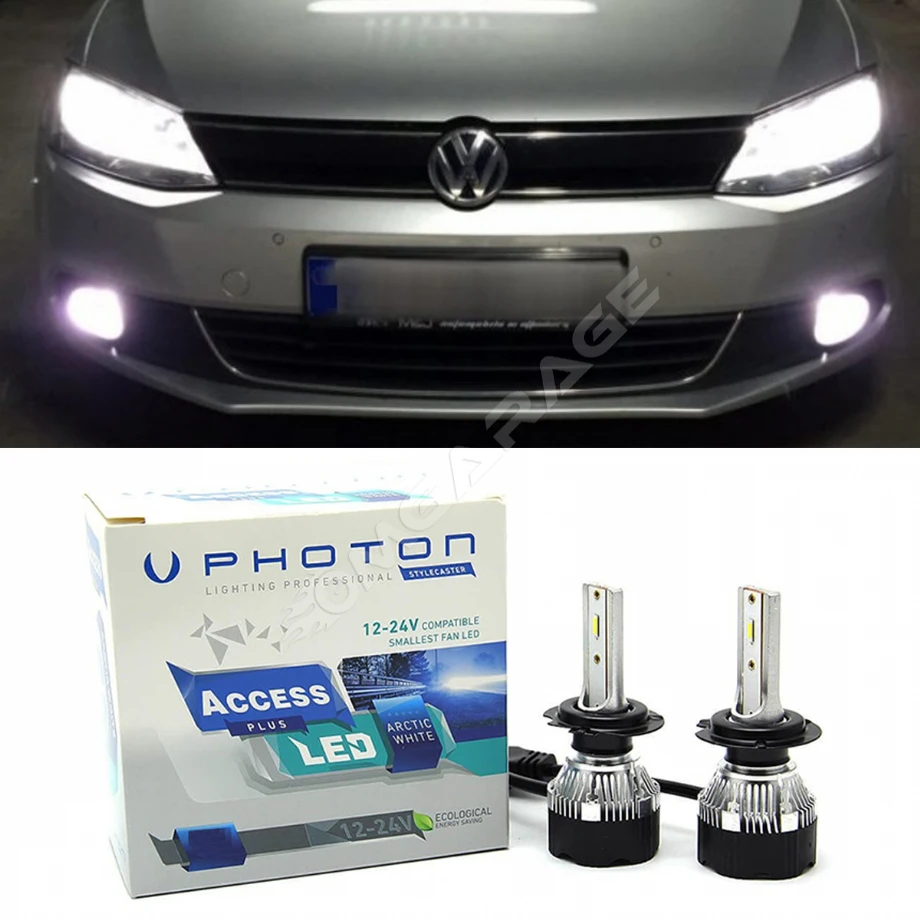 Vw Jetta Mk6 Led Xenon Uzun Far Ampulü H7 Access Yeni Seri Beyaz 2010-2018