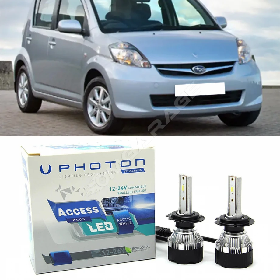Subaru Justy Led Xenon Uzun+Kısa Far Ampulü H4 Access Yeni Seri Beyaz