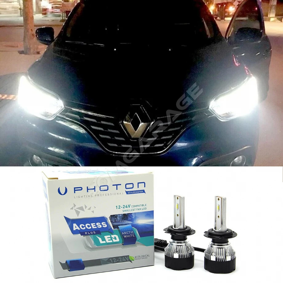 Renault Kadjar Led Xenon Kısa Far Ampulü H7 Access Yeni Seri Beyaz