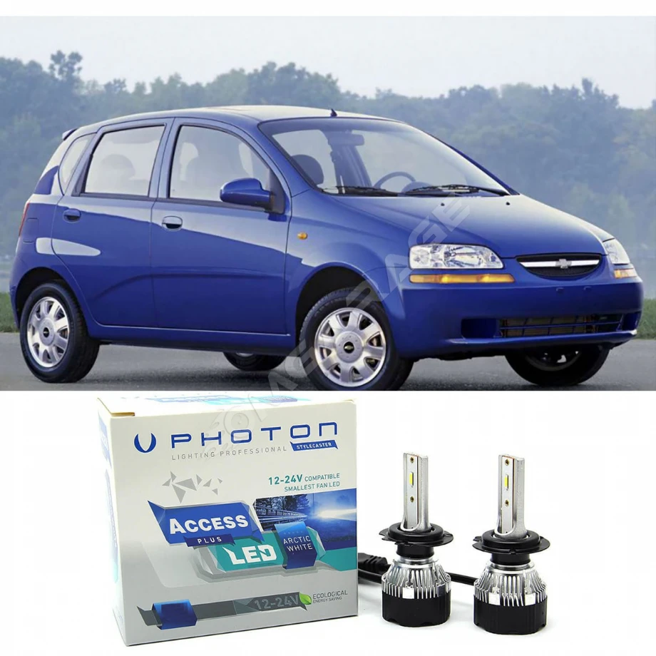 Chevrolet Kalos Led Xenon Uzun + Kısa Far Ampulü H4 Access Yeni Seri Beyaz