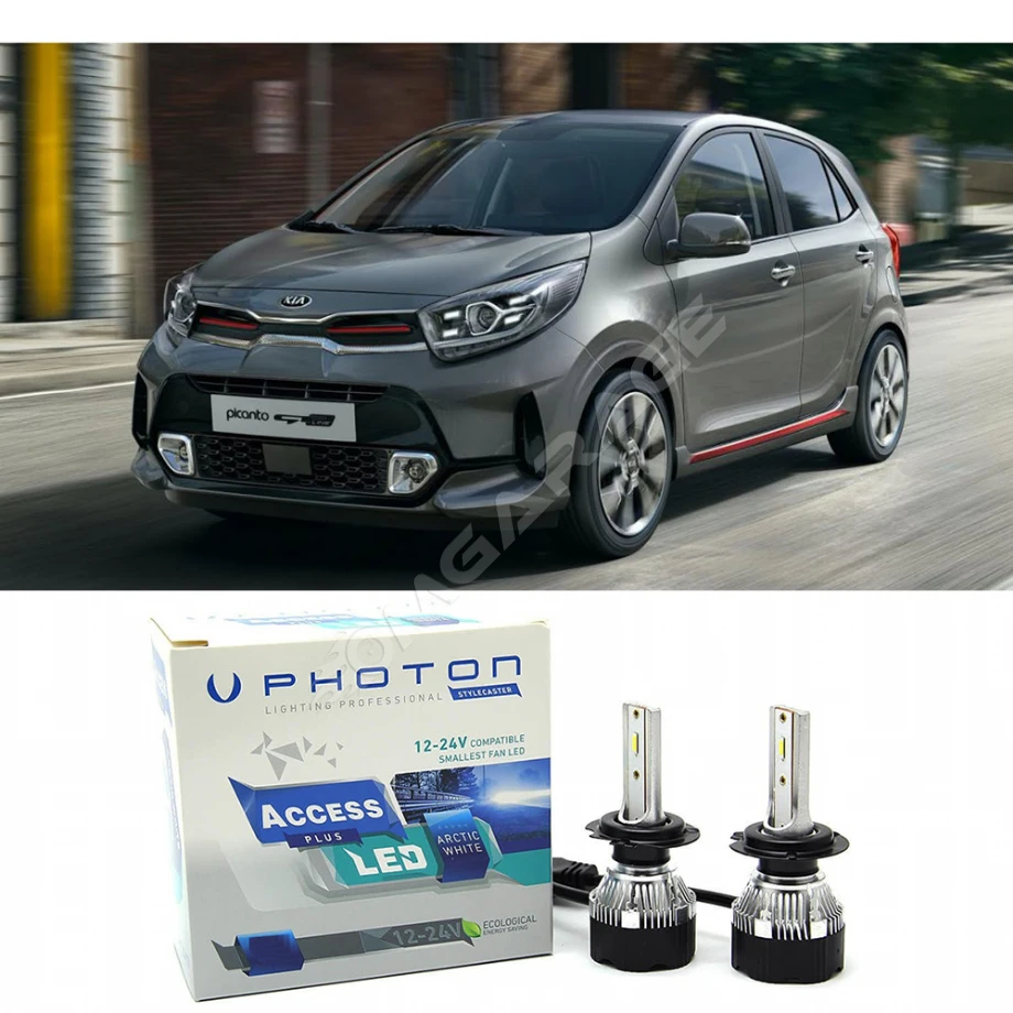 Kia Picanto Kısa Far Ampulü H7 Access Yeni Seri Beyaz 2017-2023
