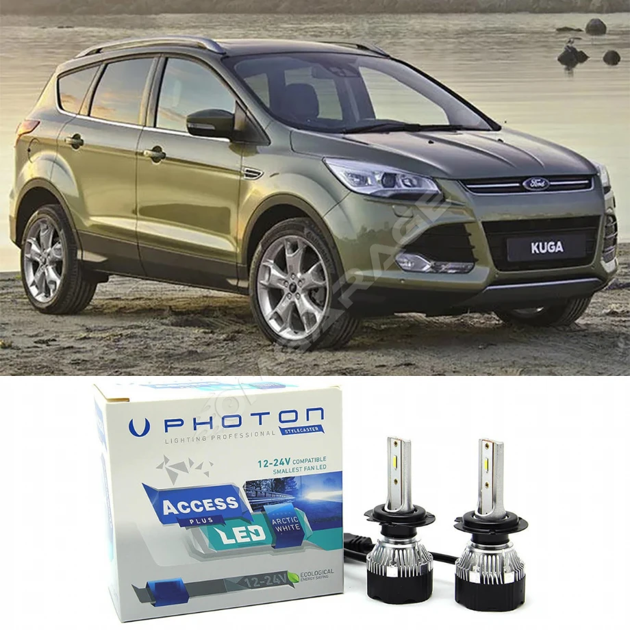 Ford Kuga 2 Led Xenon Kısa Far Ampulü H7 Access Yeni Seri Beyaz 2013-2016