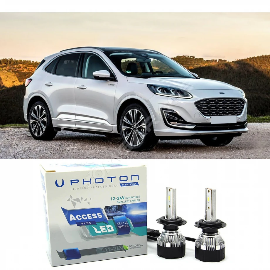 Ford Kuga 3 Led Xenon Sis Farı Ampulü H8 Access Yeni Seri Beyaz 2020+