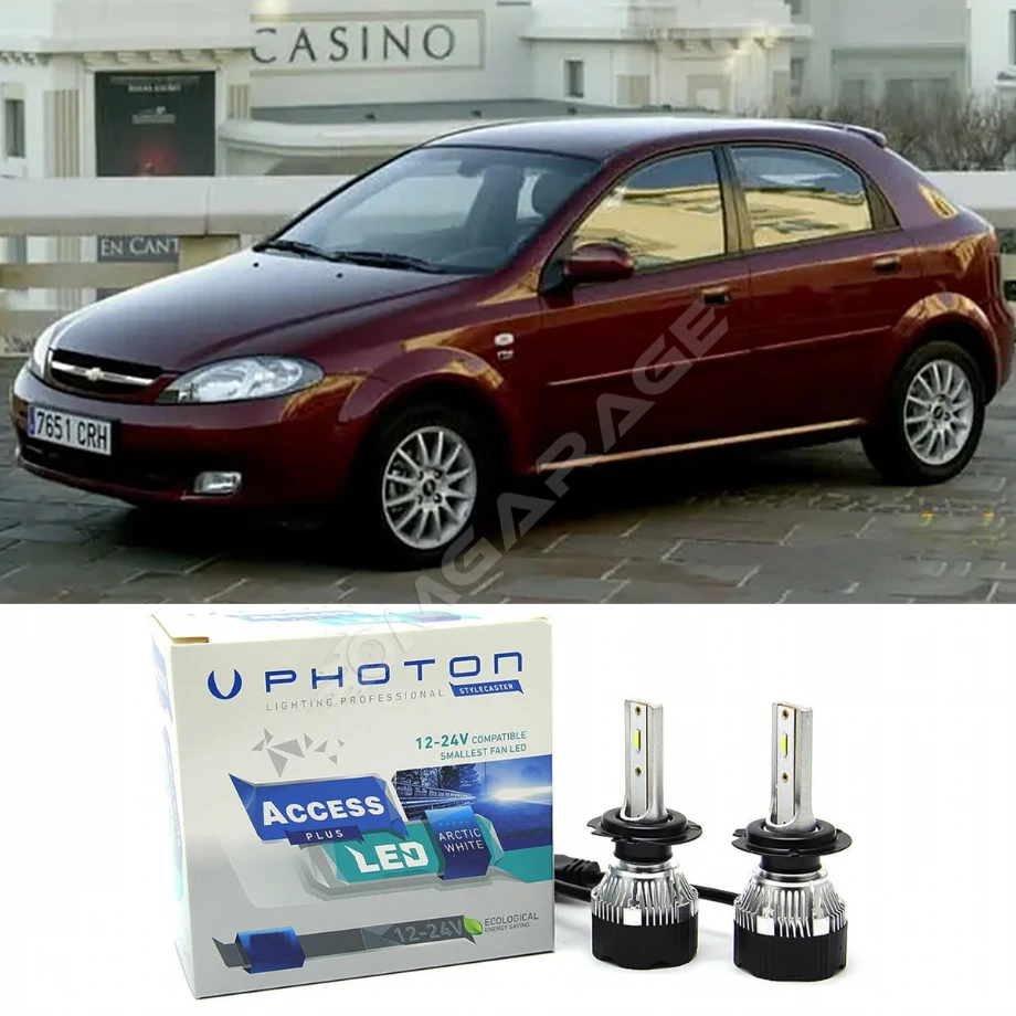 Chevrolet Lacetti HB Led Xenon Uzun + Kısa Far Ampulü H4 Access Yeni Seri Beyaz