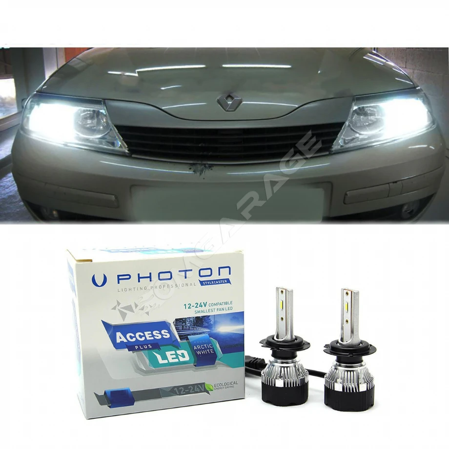 Renault Laguna 2 Led Xenon Kısa Far Ampulü H7 Access Yeni Seri Beyaz 2002-2008