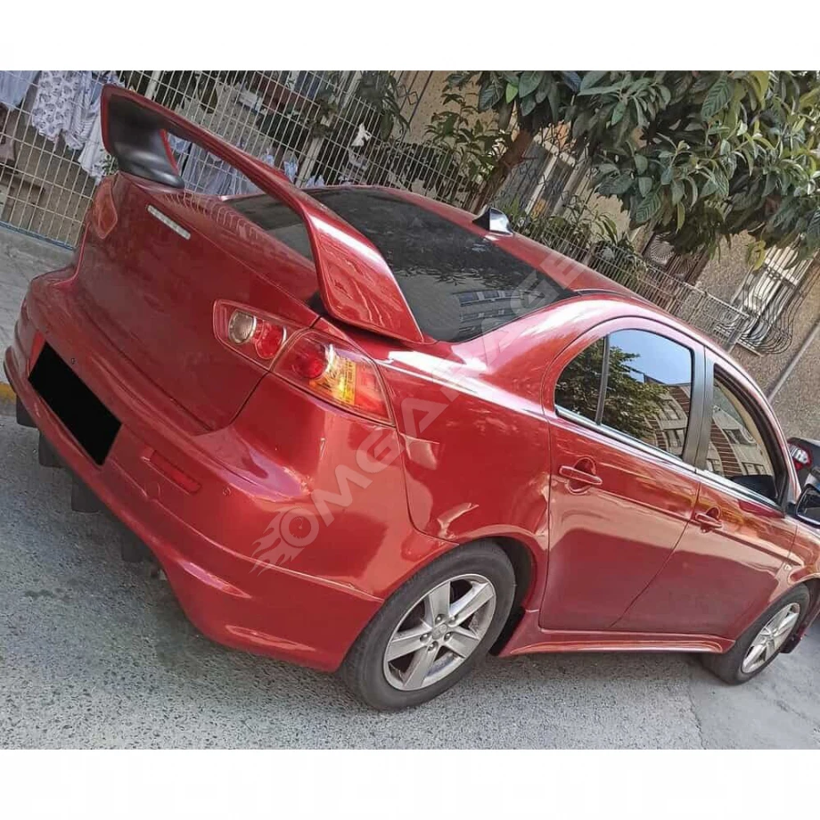 Mitsubishi Lancer Evo Arka Ek Plastik Siyah Difüzör Arka-bodykit-ek-karlık