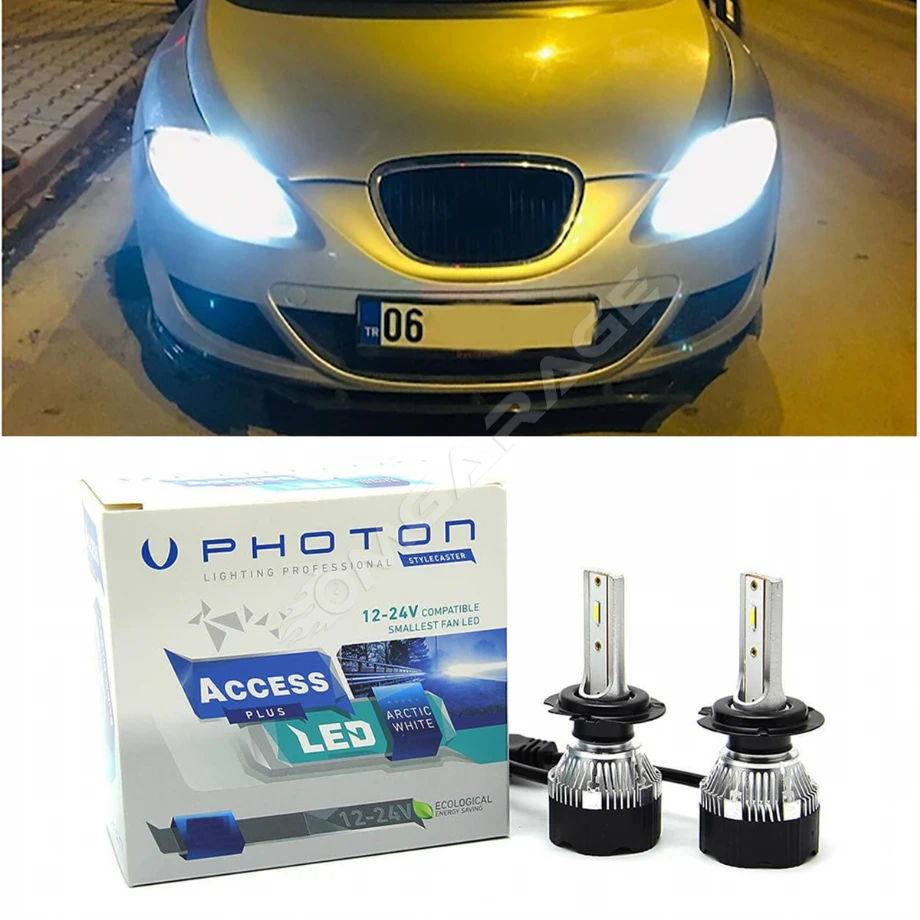 Seat Leon Mk2 Led Xenon Kısa Far Ampulü H7 Access Yeni Seri Beyaz