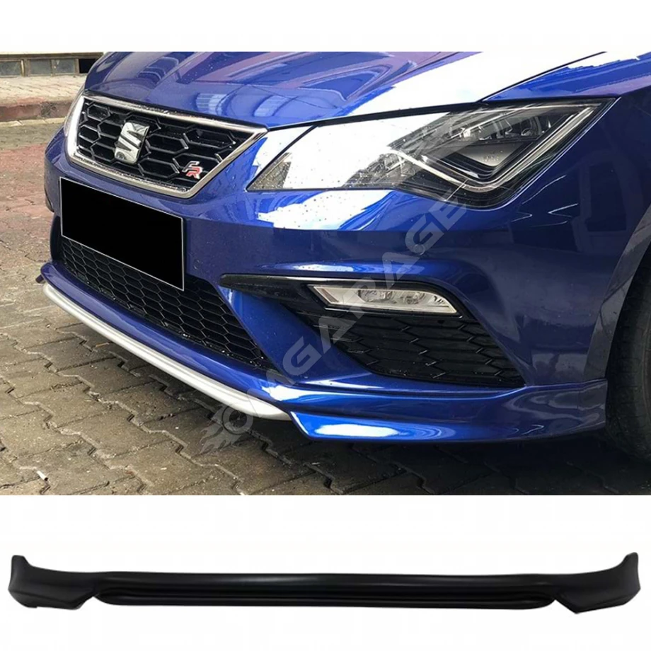 Seat Leon Mk3.5 Fr Abt Ön Ek Plastik Siyah karlık-ön-ek-bodykit 2017 2018 2019 2020 Makyajlı Kasa