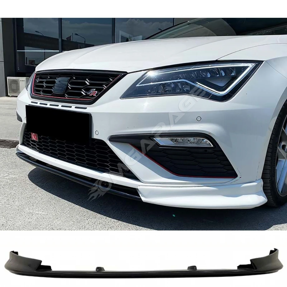 Seat Leon Mk3 Fr Ön Ek Plastik Siyah karlık-ön-ek-bodykit 2012 2013 2014 2015 2016 Makyajsız Kasa