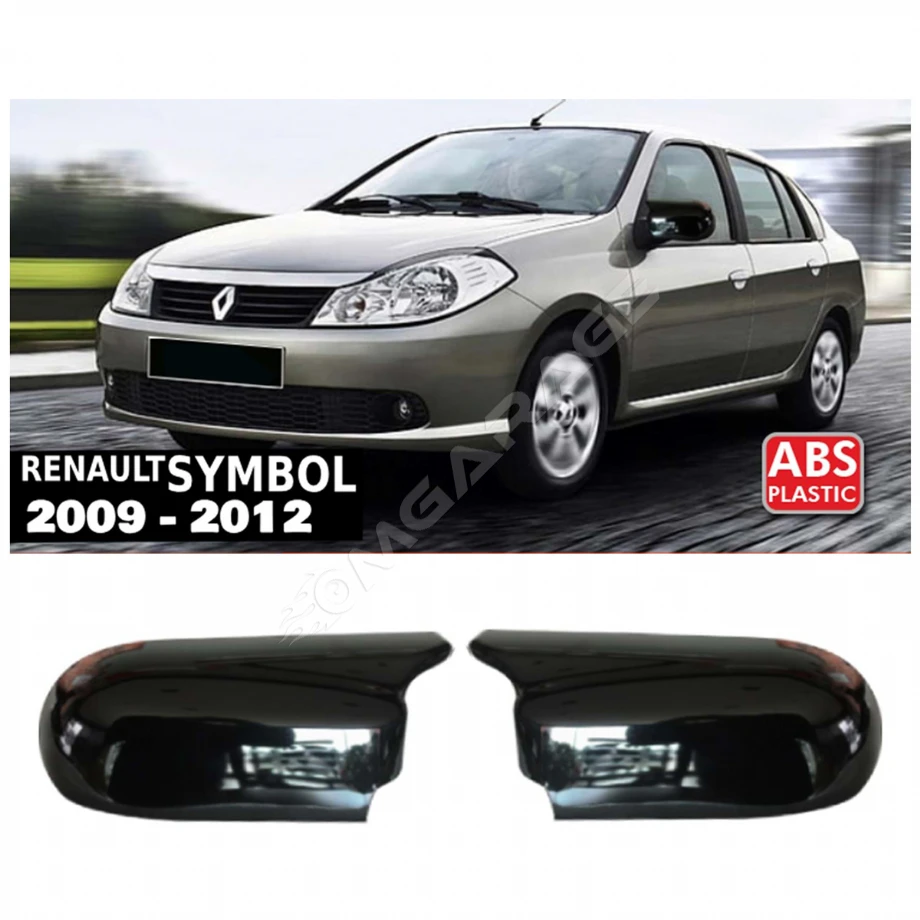 Renault Symbol 2 Batman Yarasa Ayna Kapağı Piona Black ABS 2009 - 2012