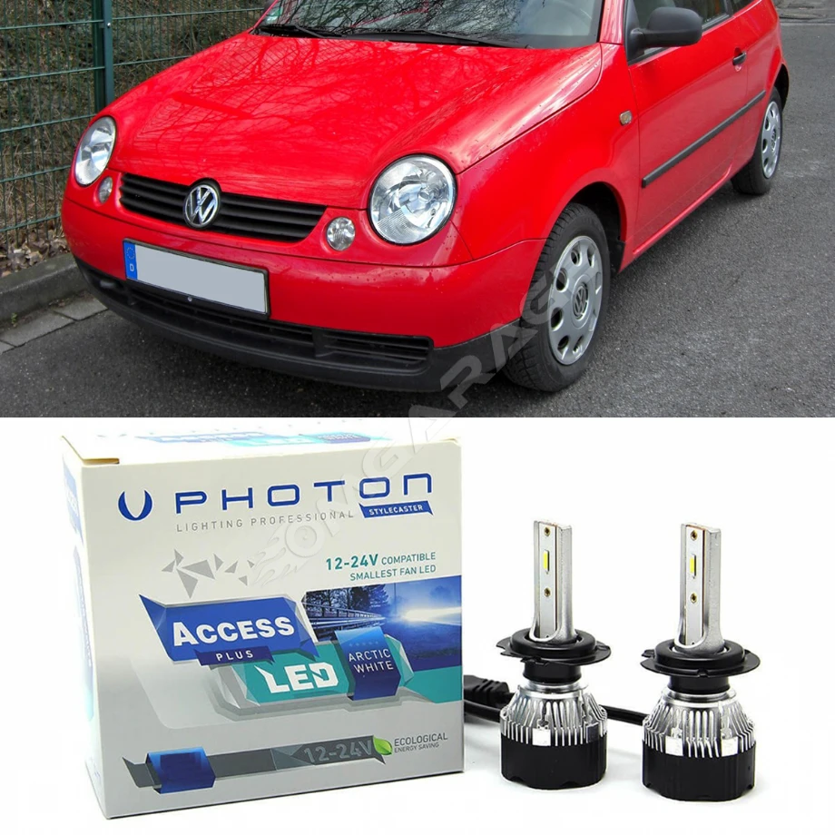 Vw Lupo Led Xenon Uzun + Kısa Far Ampulü H4 Access Yeni Seri Beyaz