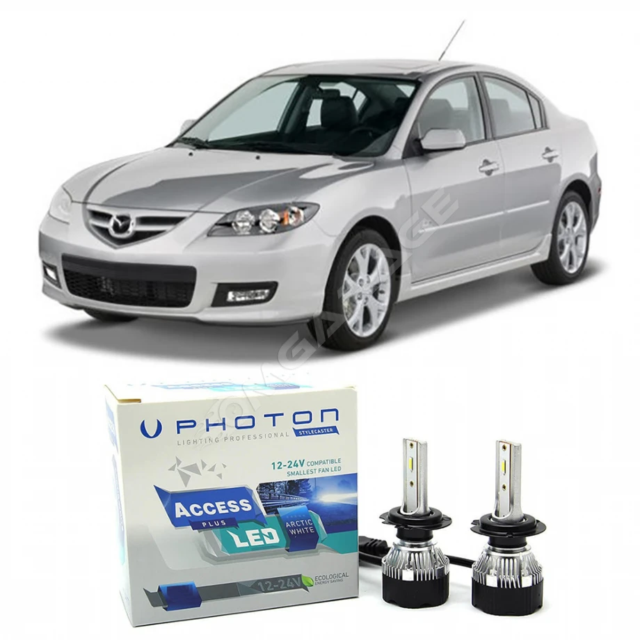 Mazda 3 Kısa Far Ampulü H7 Access Yeni Seri Beyaz 2003-2009