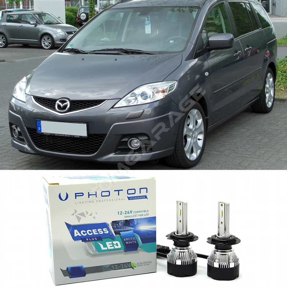 Mazda 5 Kısa Far Ampulü H7 Access Yeni Seri Beyaz 2005-2010