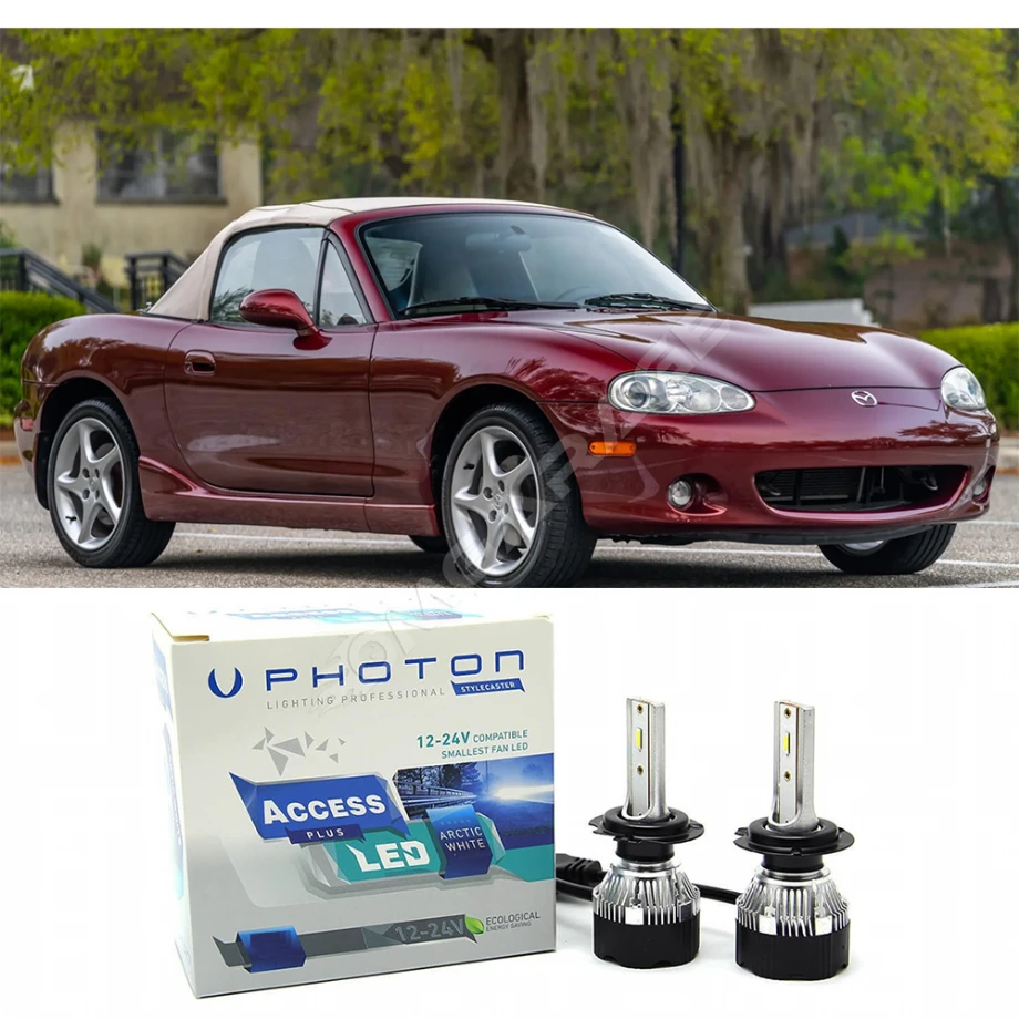 Mazda MX5 Uzun Far Ampulü HB3 Access Yeni Seri Beyaz 1998-2005