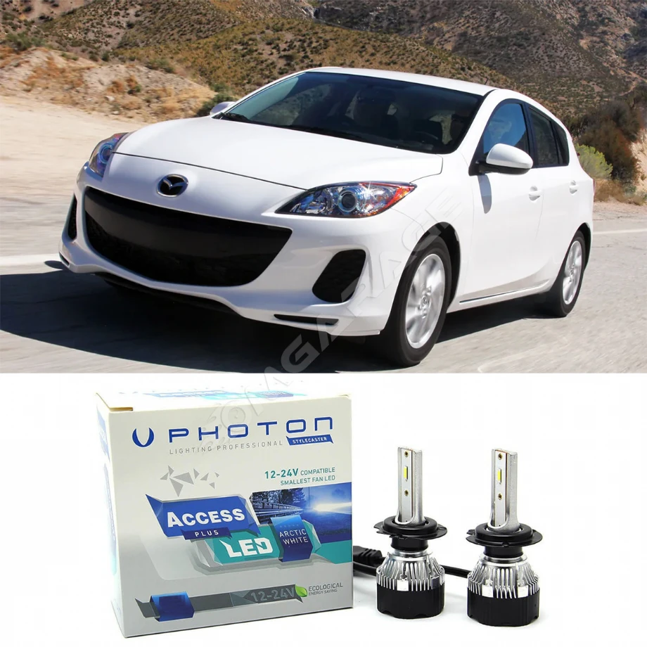 Mazda 3 Led Xenon Kısa Far Ampulü H11 Access Yeni Seri Beyaz 2009-2013