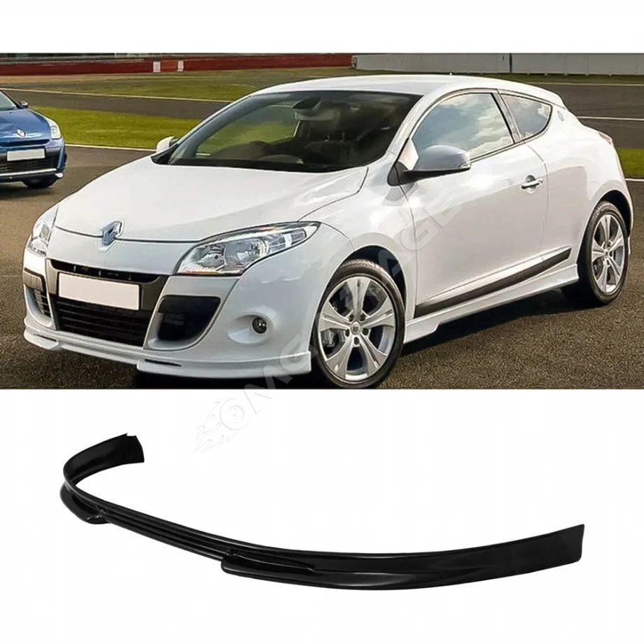 Renault Megane 3 Servis Modeli Ön Ek Plastik Siyah karlık-ön-ek-bodykit 2008 - 2016