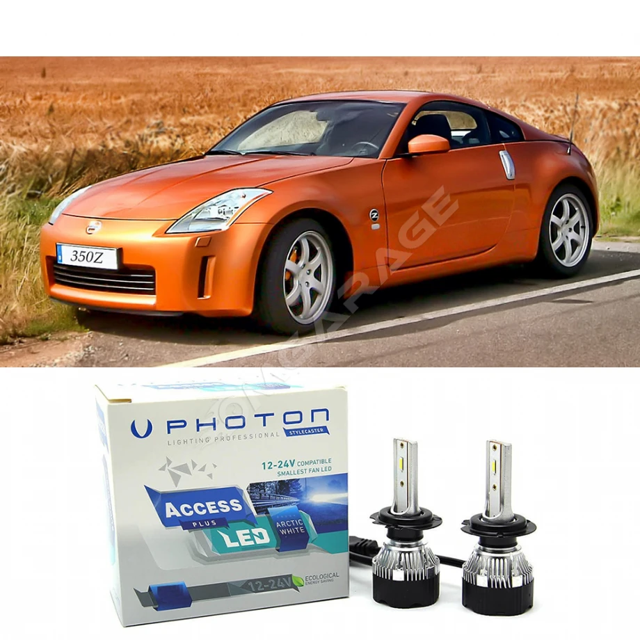 Nissan 350Z Uzun Far Ampulü H7 Access Yeni Seri Beyaz 2003-2009